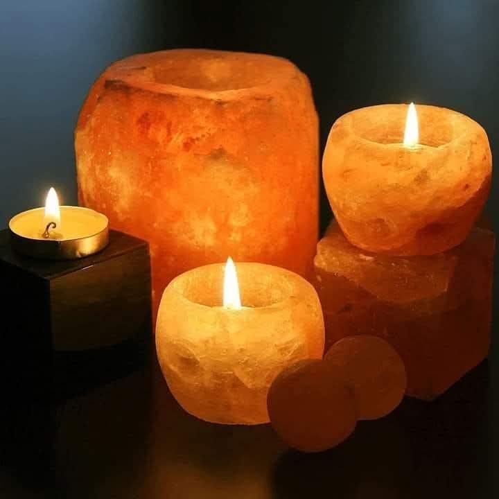 Salt Candle Holders