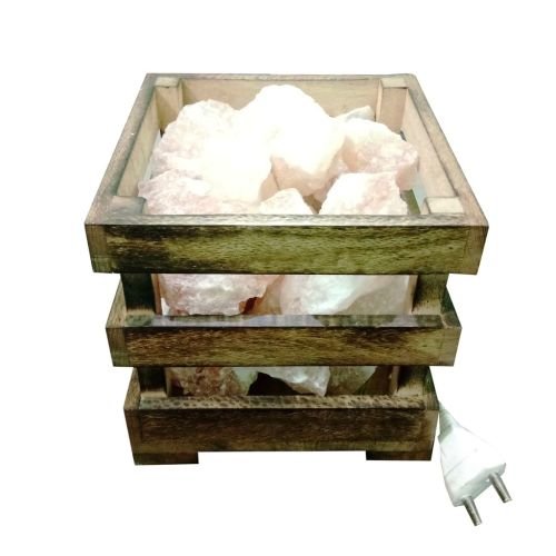 square box salt lamp